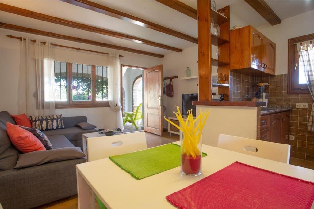 Casa En Denia Con Piscina Y Jardin Exterior foto